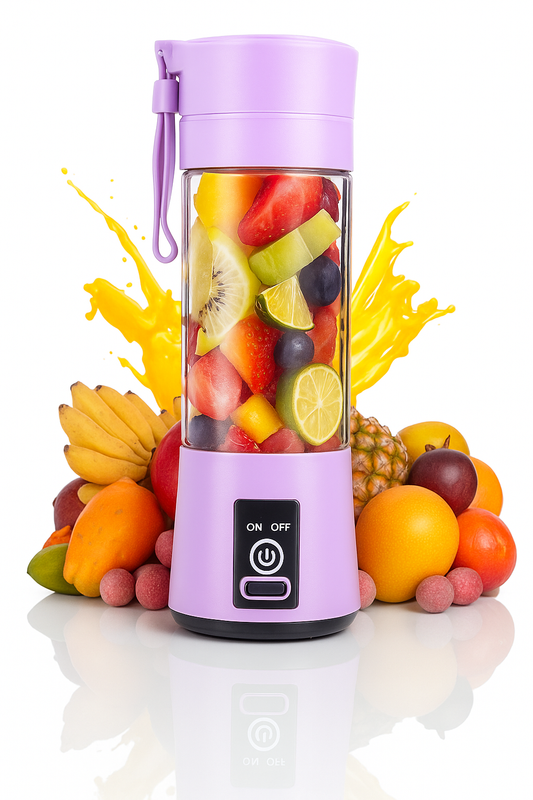 NEW USB Rechargeable Mini Juicer Blender with 6 Blades