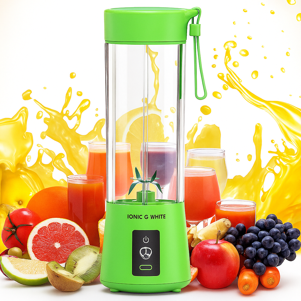 NEW USB Rechargeable Mini Juicer Blender with 6 Blades