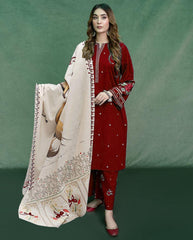 Ladies 3-Piece –  Unstiched
